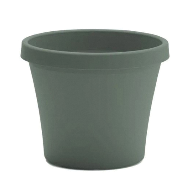 Terra TR0641 Planter, 4-1/2 in Dia, 5-1/2 in H, 6-1/2 in W, Tapered, Traditional Design, Plastic, Basil