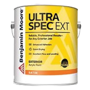 Ultra Spec EXT W448-3X-005 Exterior Paint, Satin, Base 3X, 5 gal, 350 to 450 sq-ft/gal Coverage Area