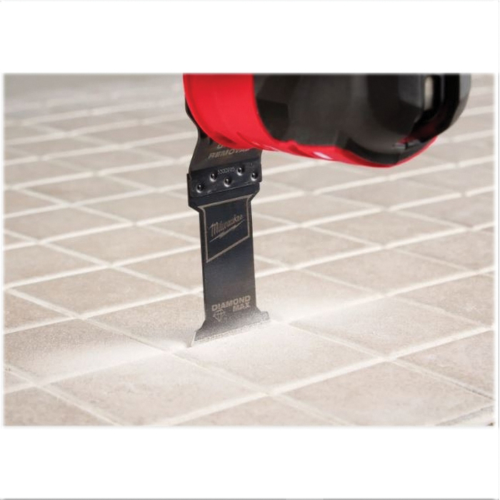 Milwaukee DIAMOND MAX 49-25-2251 Plunge Blade, 4.169 in L Blade, 1-1/3 in W Blade, Diamond Blade - 2