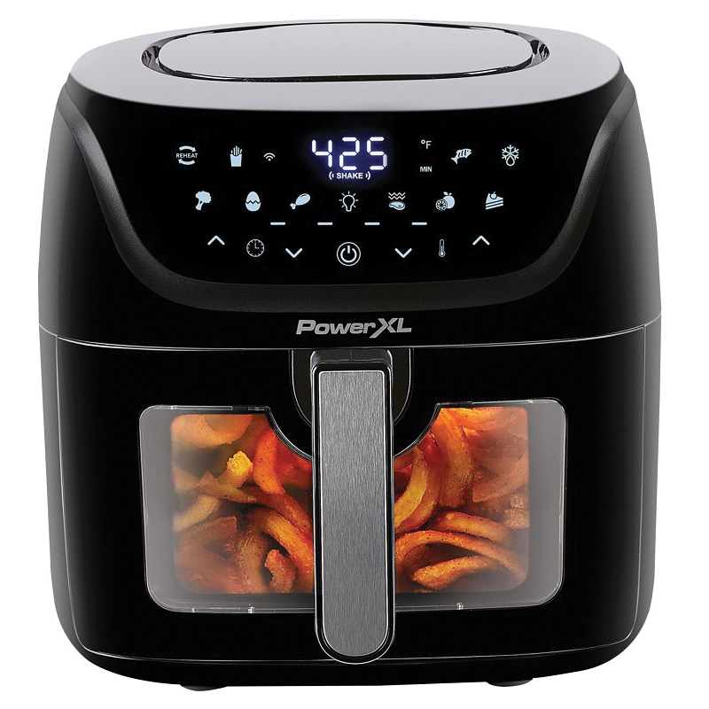 7-52356-83897-3 Air Fryer, 6 qt, Black