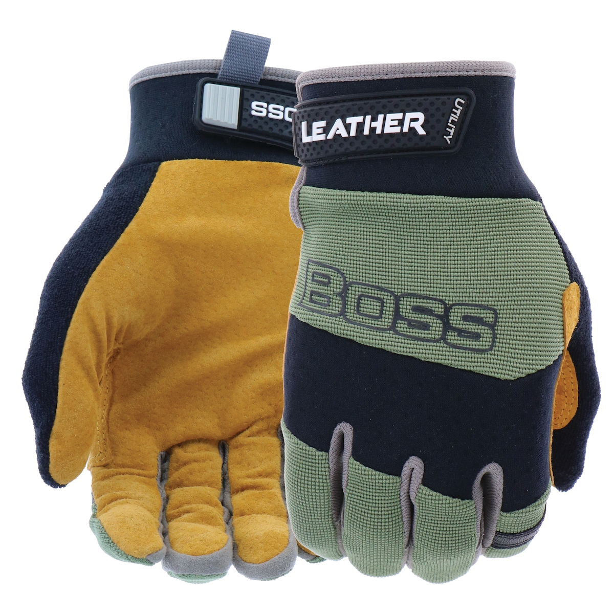 Performance Series B51374-WSM Work Gloves, Women's, S/M, 7-1/4 to 8 in L, Reinforced Thumb, Spandex, Green