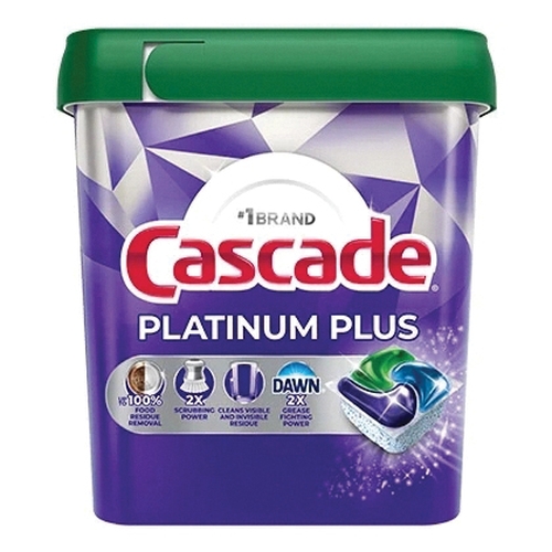 Platinum Plus ActionPacs Series 80798637 Dishwasher Detergent, 14.7 oz Box, Pod, Fresh