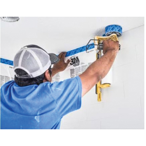 Scotch PROSharp Series 2093+-36EC Painter's Tape, 60 yd L, 1.41 in W, Crepe Paper Backing, Blue - 2