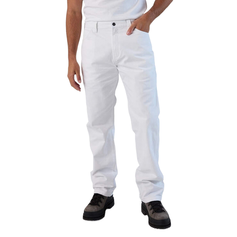 Dickies A861G0WH34X32 Painter's Pants, 34 in, 32 in L, Wh