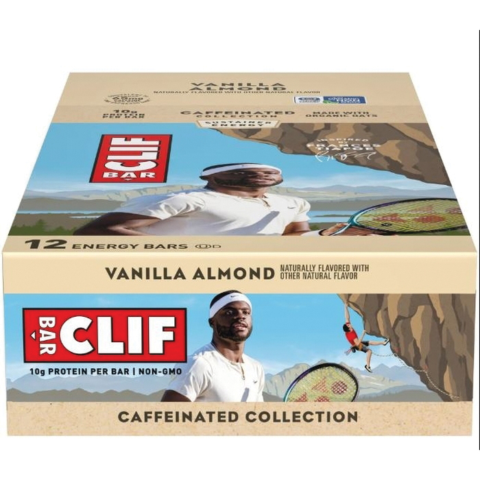CLIF 0910509 Snack, Bar, Vanilla Almond with Caffeine, 2.4 oz - 3