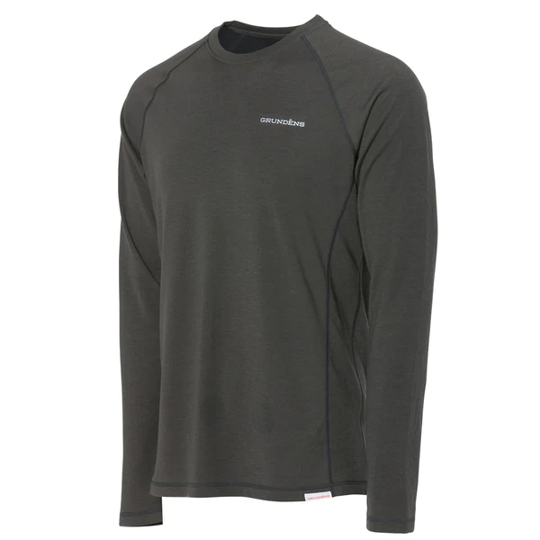Grundens Grundies Series 30005-025-0015 Crew Top, L, Gray - 3