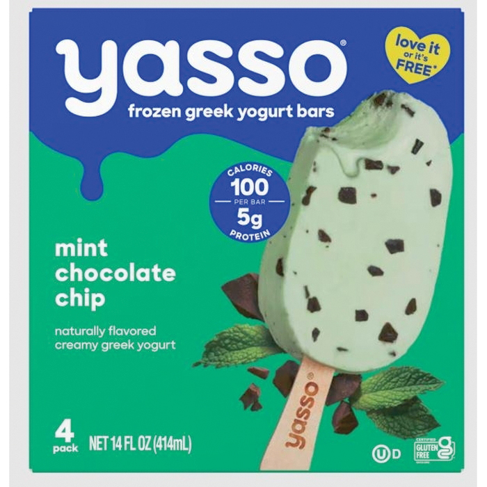 Yasso 64360314 Yasso 64360314 Chocolate Chips, Bar, Mint, 14 oz - 1