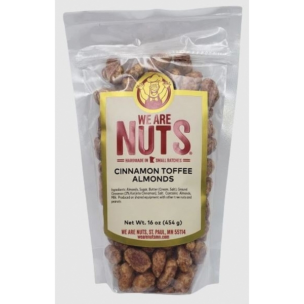 We Are Nuts 13004FSM Snack, Cinnamon Toasted Toffee Almonds, 16 oz Bag - 2