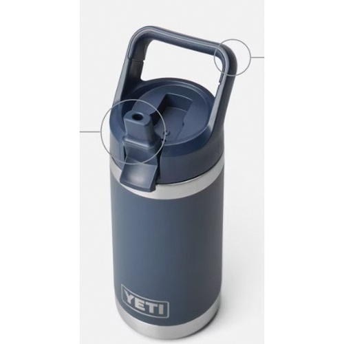 Yeti Rambler Series 21071504674 Kid's Water Bottle, 12 oz, Stainless Steel, Big Sky Blue - 3