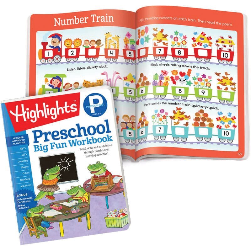 Highlights 1629797625 Activity Book, Big Fun Preschool Workbook, 3 to 6 years - 3