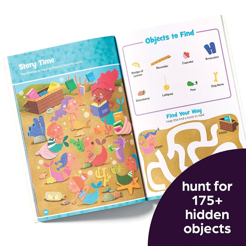 Highlights 1639622559 Activity Book, Mermaid Hidden Pictures Puffy Sticker Playscenes, 3 to 6 years - 4