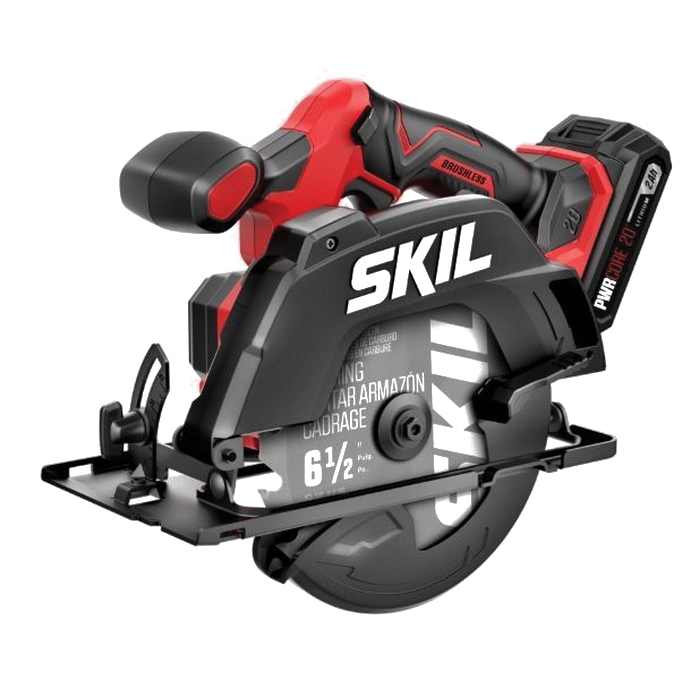 CR6413B-11 Brushless Circular Saw Kit, Battery Included, 20 V, 2 Ah, 6-1/2 in Dia Blade, 5/8 in Arbor