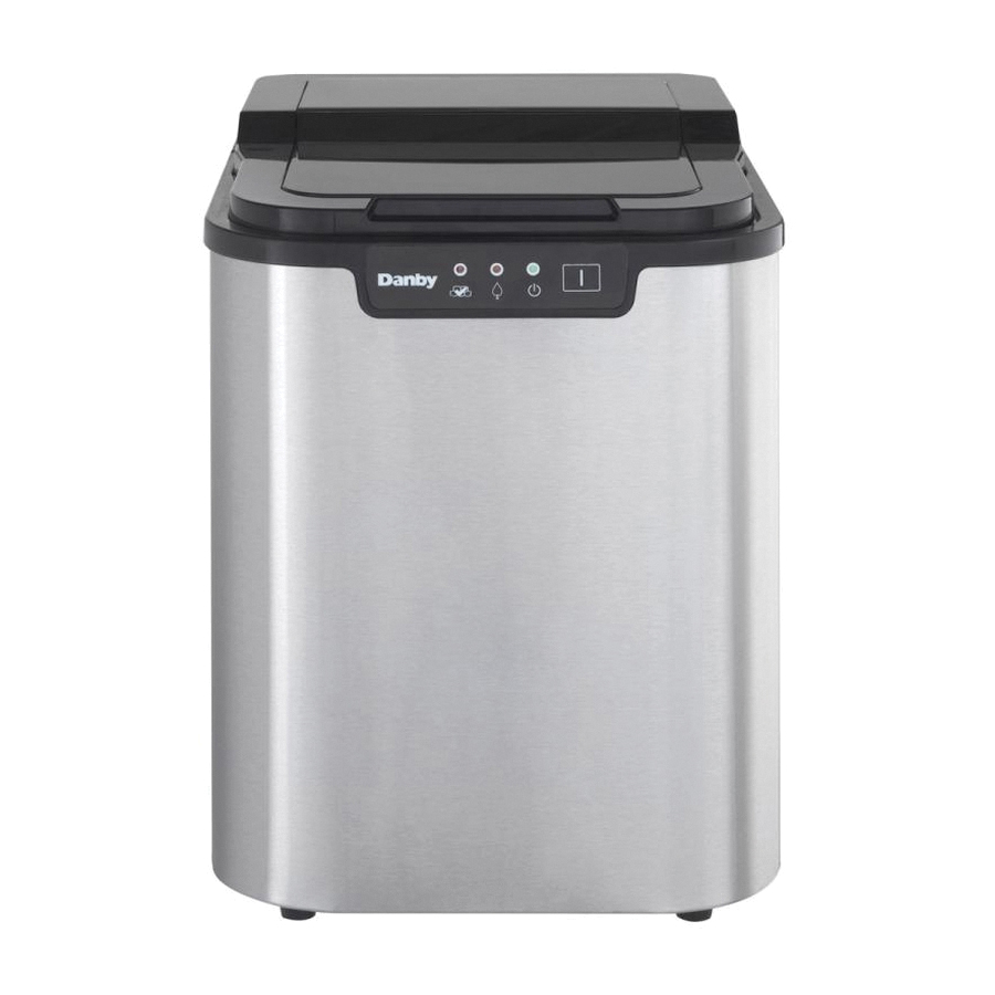 DIM2500SSDB Countertop Ice Maker, 25 lb, 9.8 in W, 14.17 in D, 12.87 in H, Stainless Steel