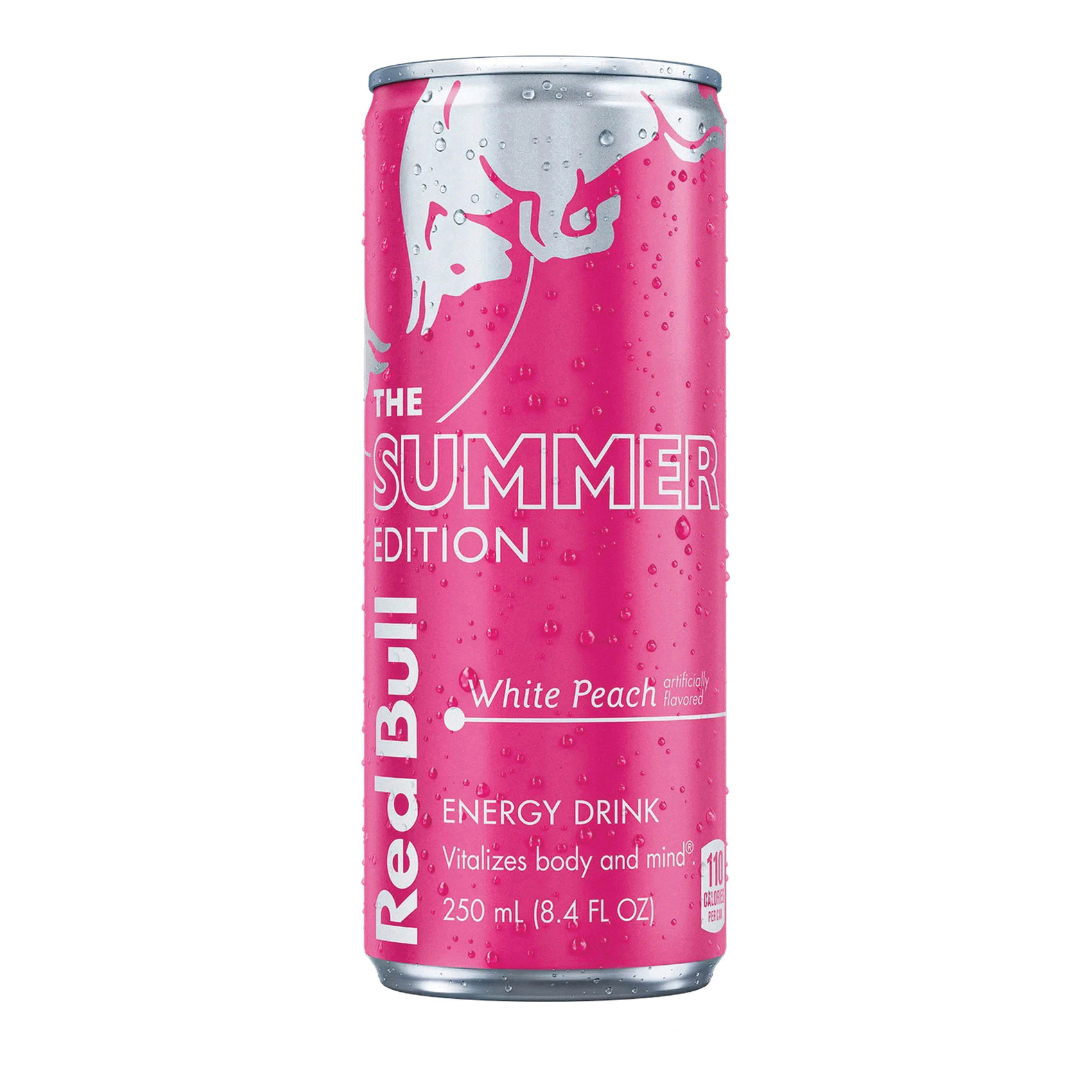 79210 Energy Drink, Liquid, White Peach, 12 fl-oz Can