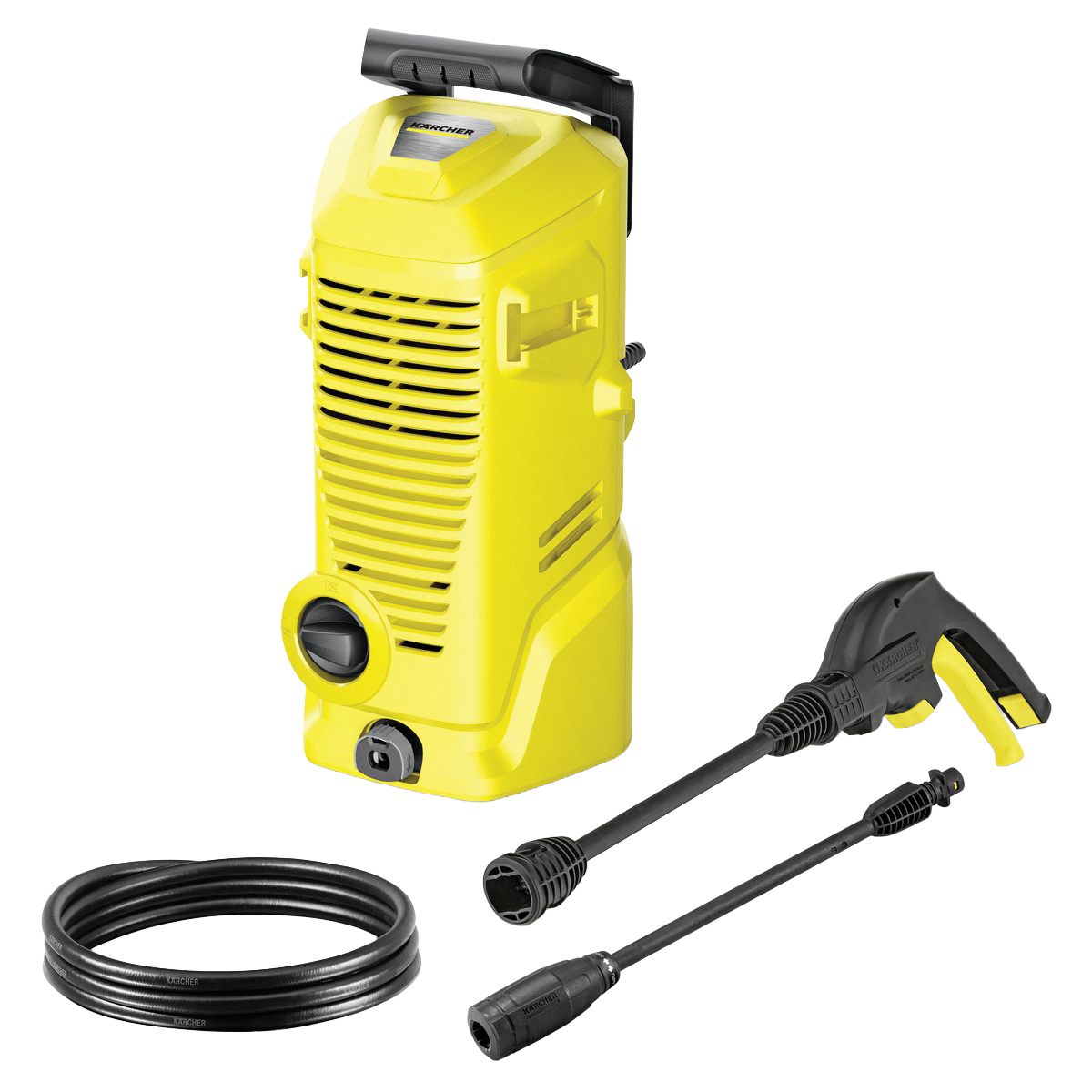 1.600-027.0 Electric Pressure Washer, 1-Phase, 12.5 A, 120 V, Axial Pump, 1700 psi Operating, 1.45 gpm, Yellow