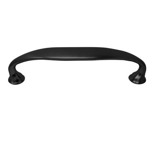 Wellington Series 12220 Rounded Foot Cabinet Pull, 1.06 in L Handle, 0.64 in H Handle, 4.33 in Projection, Zinc