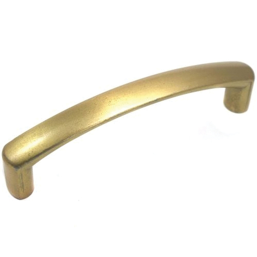 Aventura Series 74610 Cabinet Pull, 4.1 in L Handle, 0.47 in H Handle, 0.9 in Projection, Zinc, Champagne Brass