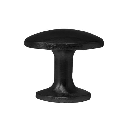 Wellington Series 12320 Cabinet Knob, 0.86 in Projection, Zinc, Matte Black