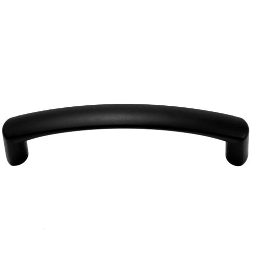 Aventura Series 74620 Cabinet Pull, 4.1 in L Handle, 0.47 in H Handle, 0.9 in Projection, Zinc, Matte Black