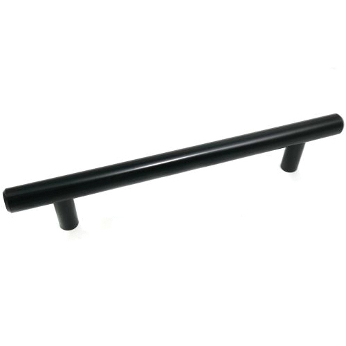 87320 Cabinet Pull, 7 in L Handle, 0.47 in H Handle, 1-1/4 in Projection, Steel, Matte Black