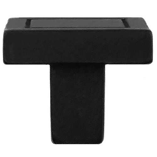 Cosmopolitan Series 72820 Cabinet Knob, 0.8 in Projection, Zinc, Matte Black
