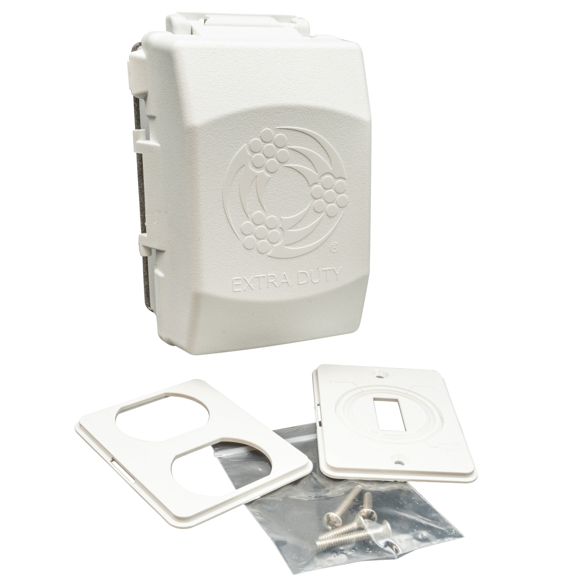 Southwire 1GIU-W 18-in-1 Extra-Duty While In-Use Cover, 3-3/8 in L, 3-3/4 in W, 1 -Gang, Polycarbonate, White - 2