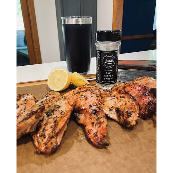 GPS Seasoning, Livia's, Garlic, Pepper, Salt, 6.6 oz Jar - 2