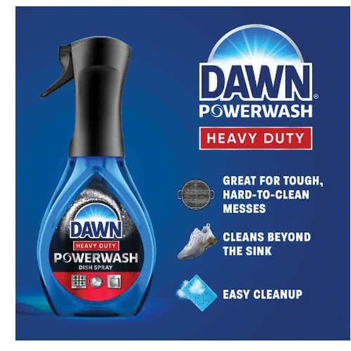 Dish Spray, Dawn, Powerwash Heavy-Duty, 16 oz Bottle, Liquid, Fresh - 3