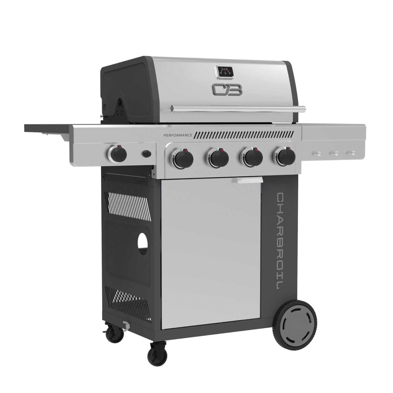 Gas Grill Cabinet with Burner, Char-Broil, FlavorMax Performance Series, 30,000 Btu, Liquid Propane - 3