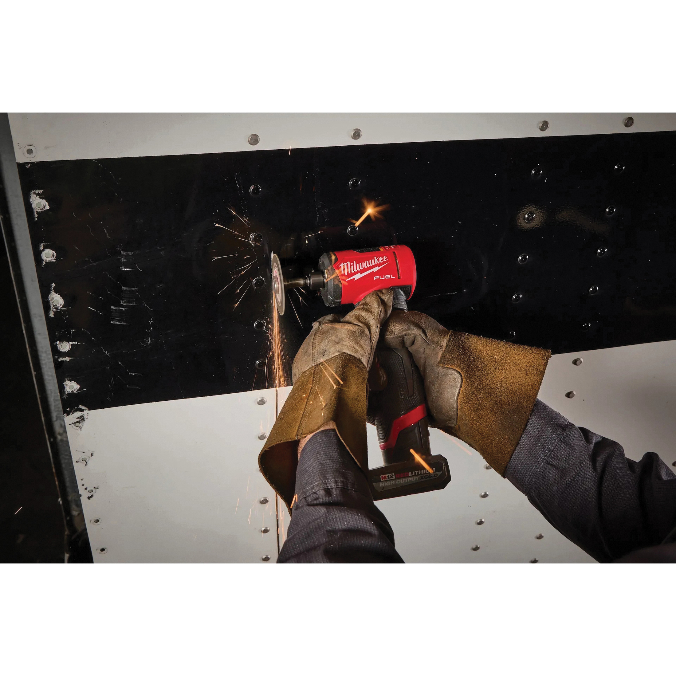 Cordless Die Grinder, Milwaukee, M12 FUEL, Right Angle, 2 in Dia Wheel, 20,000 rpm Speed, Tool Only - 4