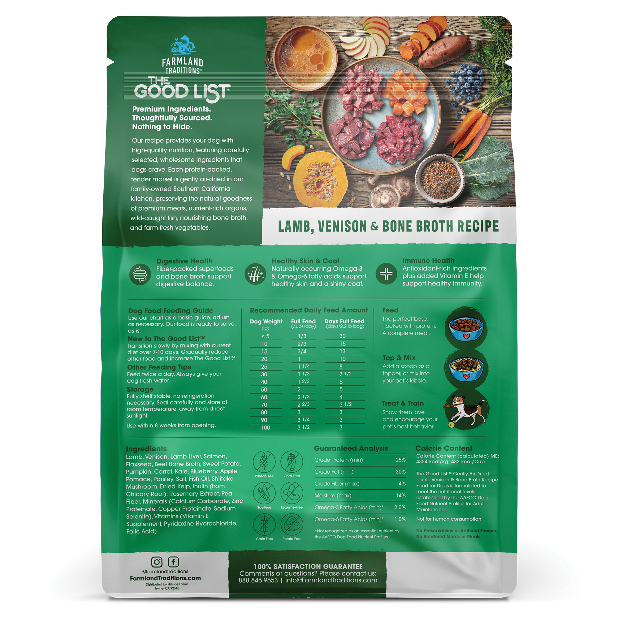 Farmland Traditions 53700330 Dog Food, Lamb, 1 lb - 1