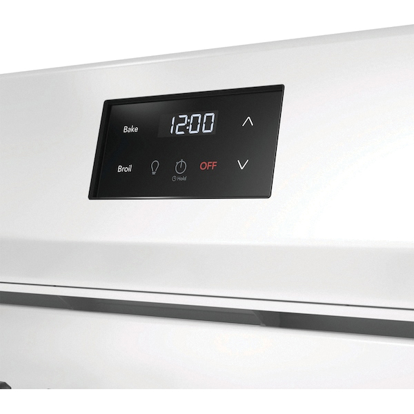 Frigidaire FCRG3052BW Gas Range, 5.1 cu-ft Oven, 30 in OAW, Cast Iron, White - 5