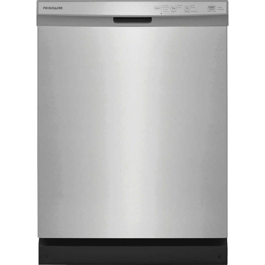 Frigidaire FDPC4314AS Dishwasher, 4-Wash Cycle, Stainless Steel, 33-1/2 in H x 24 in W x 25 in D Dimensions - 1
