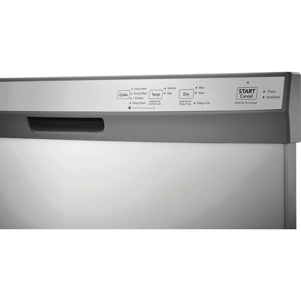 Frigidaire FDPC4314AS Dishwasher, 4-Wash Cycle, Stainless Steel, 33-1/2 in H x 24 in W x 25 in D Dimensions - 3