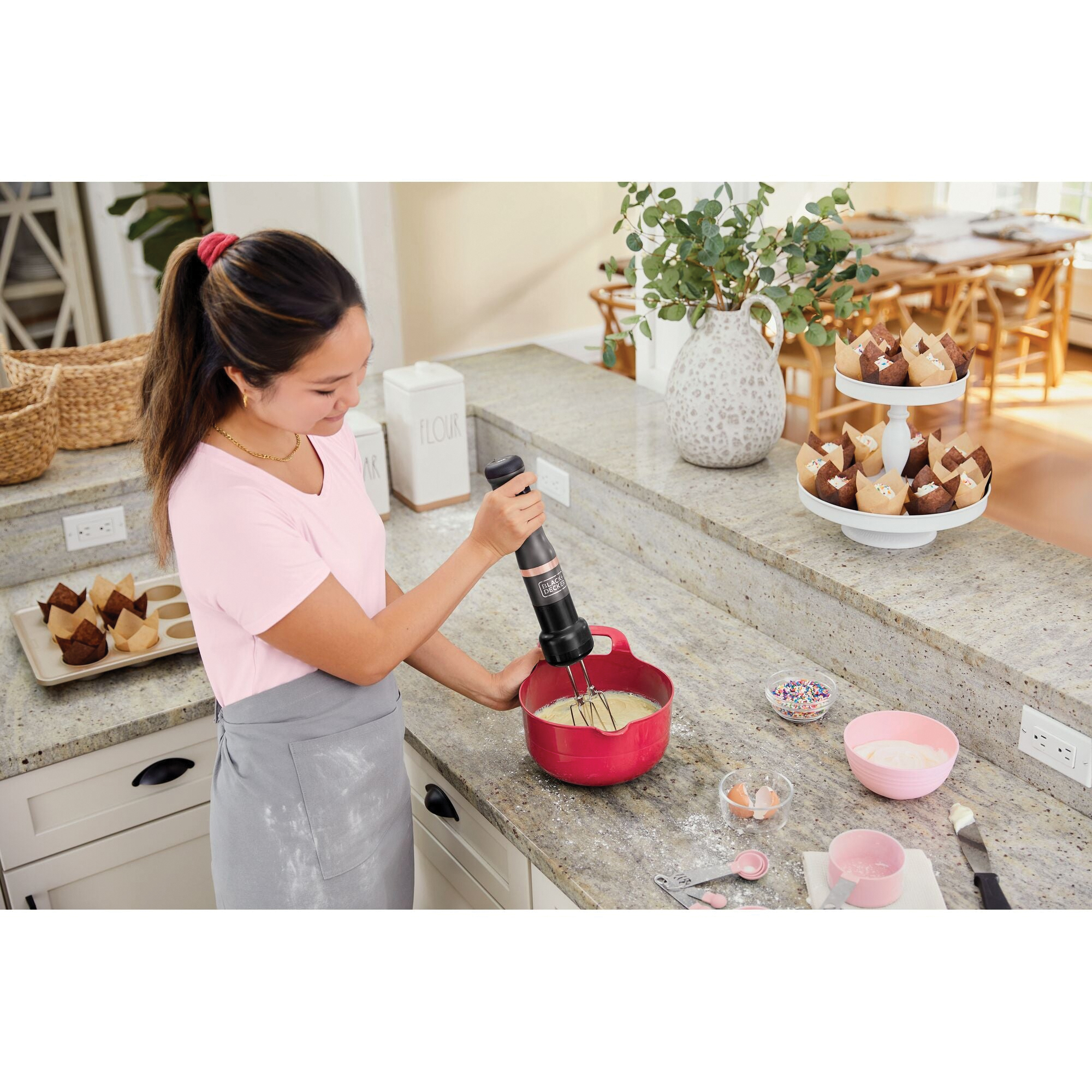 Black+Decker Kitchen Wand BCKM1014K01 Cordless 4-in-1 Kitchen Multi-tool, Gray - 4