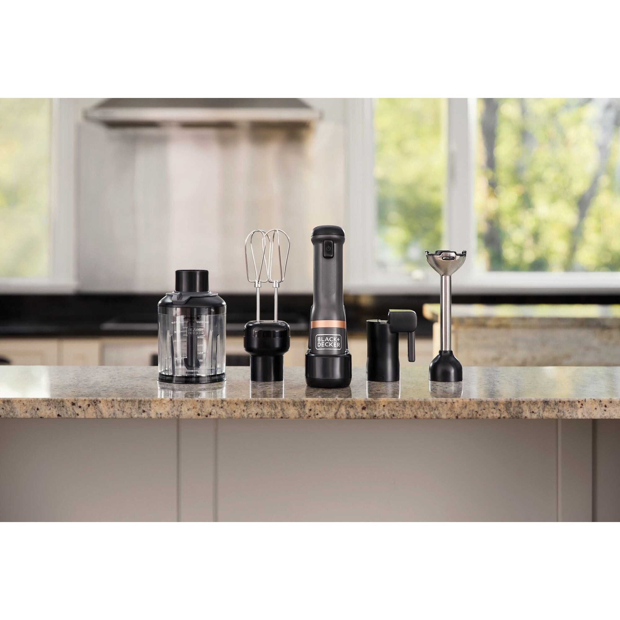 Black+Decker Kitchen Wand BCKM1014K01 Cordless 4-in-1 Kitchen Multi-tool, Gray - 5