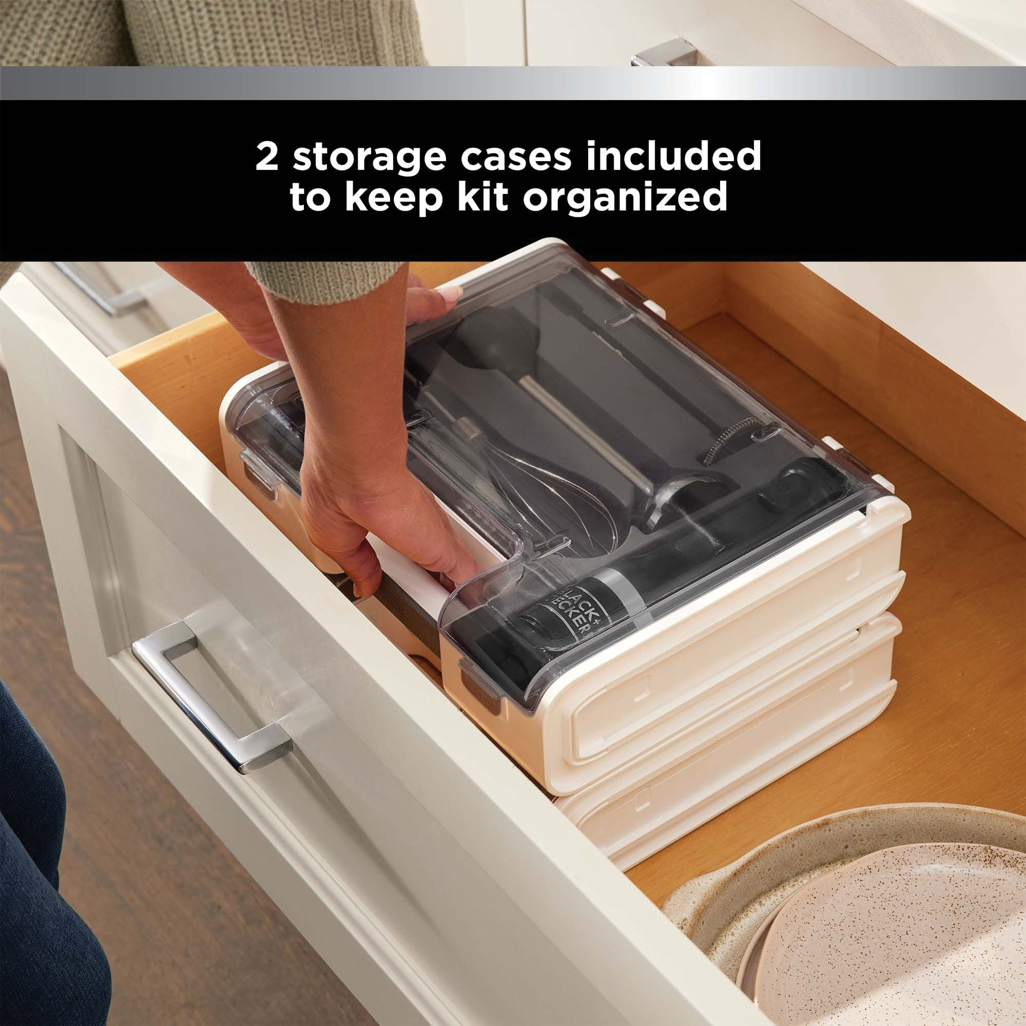Black+Decker Kitchen Wand BCKM1016KS10 Cordless 6-in-1 Kitchen Multi-tool, 250 W, 5-Speed, Black - 4
