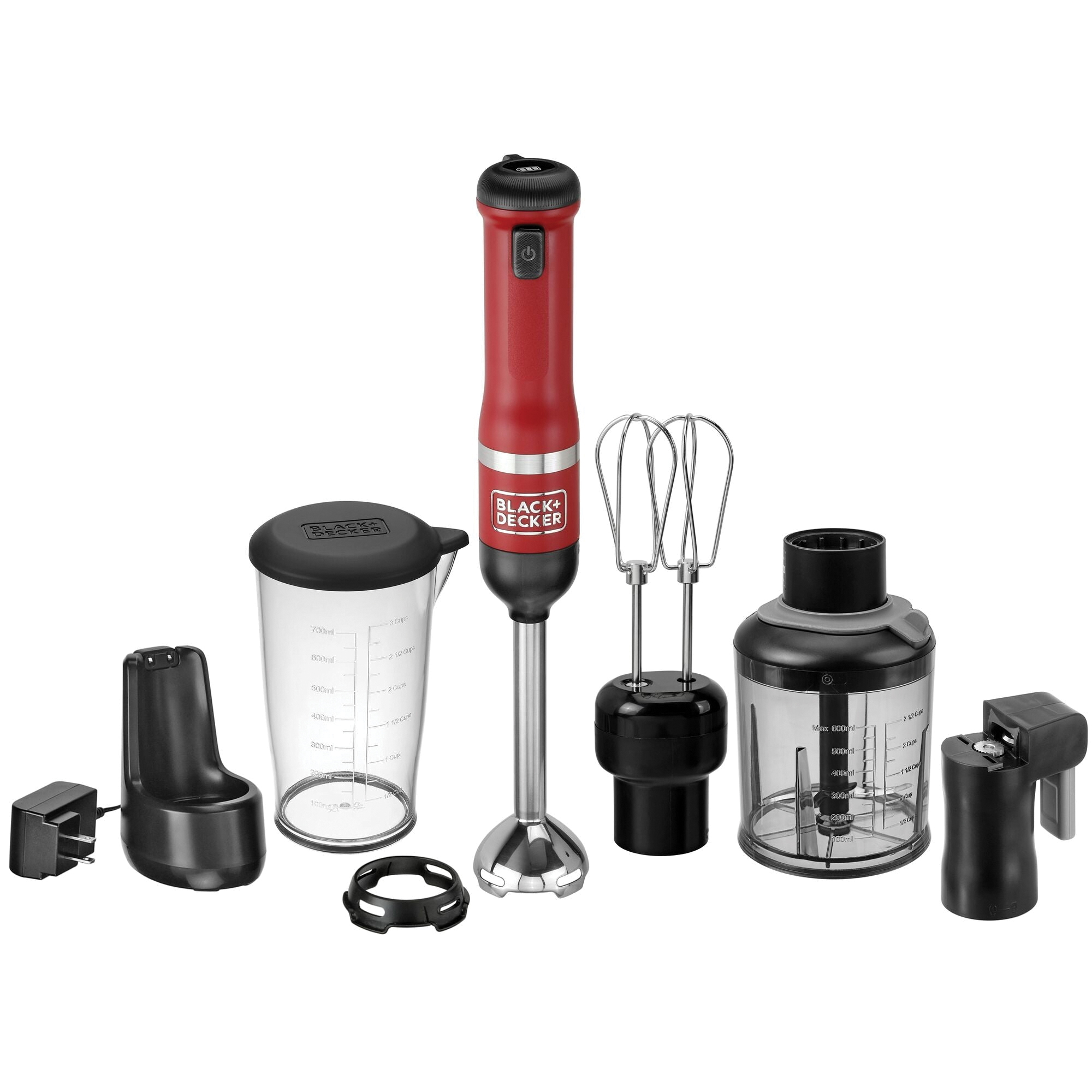 Black+Decker Kitchen Wand BCKM1014K06 Cordless 4-in-1 Kitchen Multi-tool, Red - 3