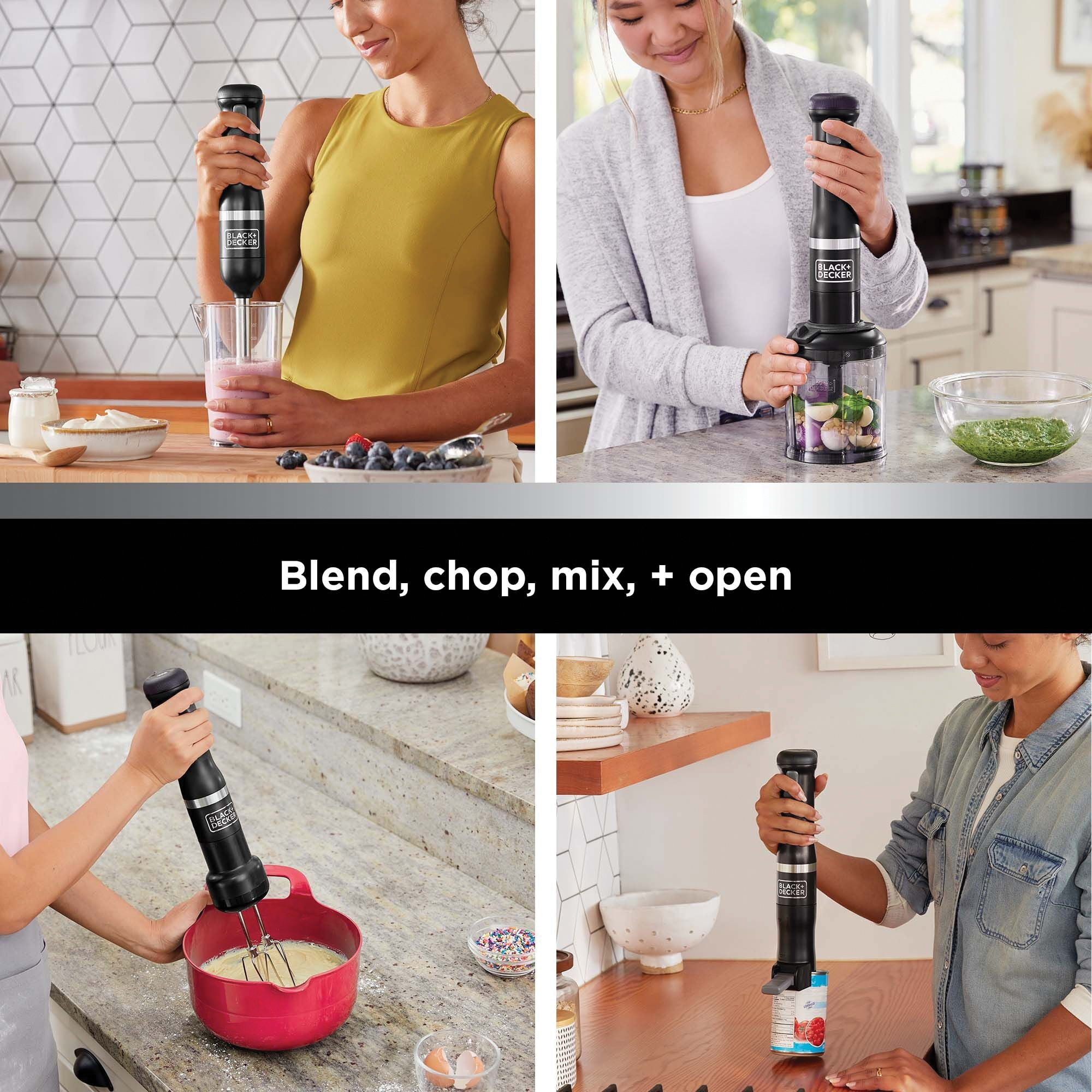 Black+Decker Kitchen Wand BCKM1014K10 Cordless 4-in-1 Kitchen Multi-tool, Black - 3