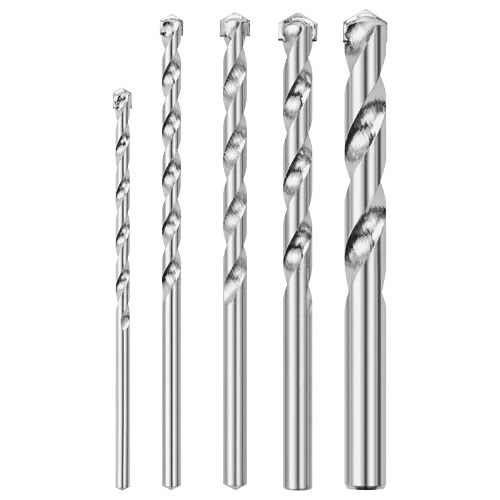 BM5005 Rotary Drill Bit Set, Masonry, 5-Piece, Carbide