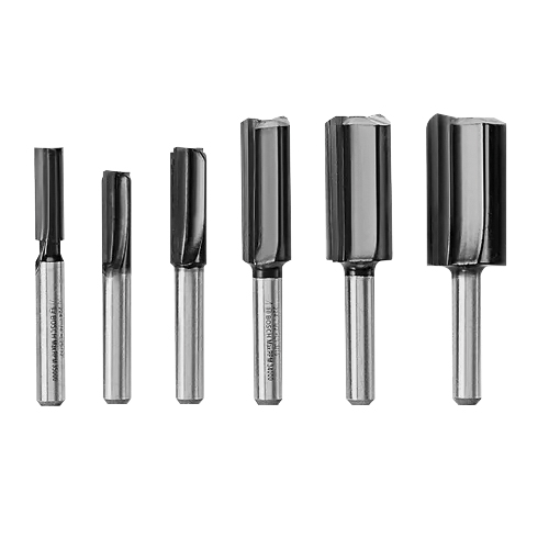 RBS006SBS Router Bit Set, Multi-Purpose, 6-Piece, Steel