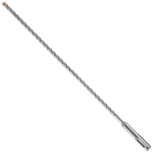 Bulldog HC4C2044 Hammer Drill Bit, 1/4 in Dia, 12 in OAL, Standard Flute, 4-Flute, 13/32 in Dia Shank, SDS-Plus Shank