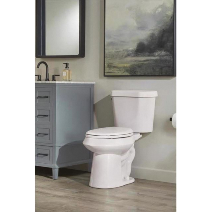 Toilet Kit, OakBrook Collection, Elongated Bowl,1.28 gpf Flush, Vitreous White China - 3