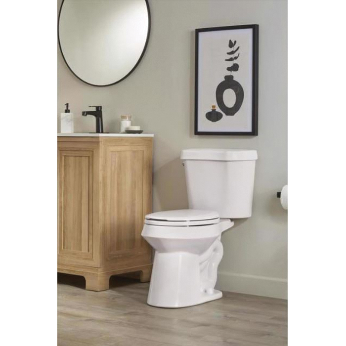 2-Piece Toilet Kit, OakBrook Collection, Round Bowl, Siphon Jet Flushing System, 1.28 gpf Flush, 12 in Rough-In - 3