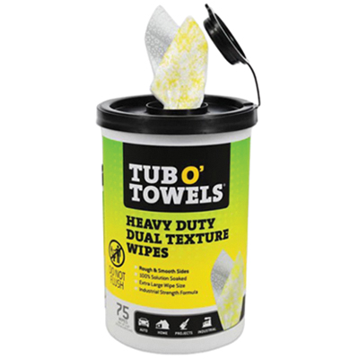 TW75-DT Heavy-Duty Dual-Textured Cleaning Wipes, 12 in L, 10 in W