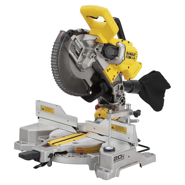 MAX XR DCS714B Double Bevel Fixed Miter Saw, Tool Only, 20 V, 10 in Dia Blade