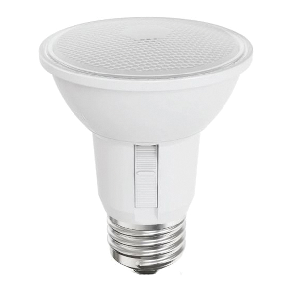 PAR20/ADJ/6WYCA LED Light Bulb, PAR20 Lamp, 50 W Equivalent, E26 Lamp Base, Dimmable, Adjustable White
