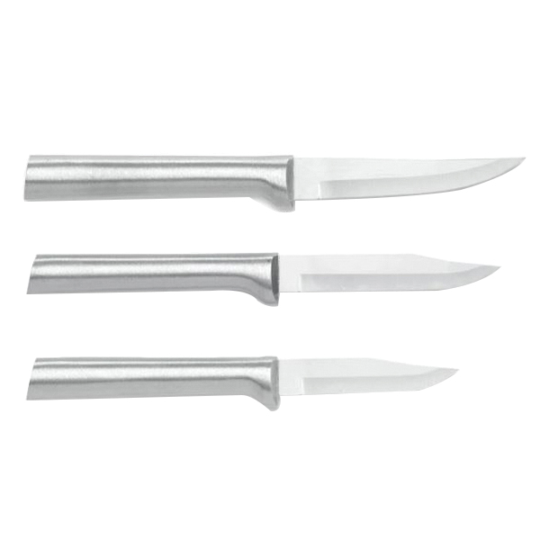 DS01 Paring Knives Galore Gift Set, Aluminum/High-Carbon Stainless Steel, Silver, Satin