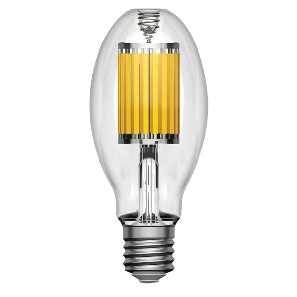 H39KB-175/LED/HDRP HID LED Light Bulb, Elliptical Dimpled, ED28 Lamp, 175 W Equivalent, Non-Dimmable