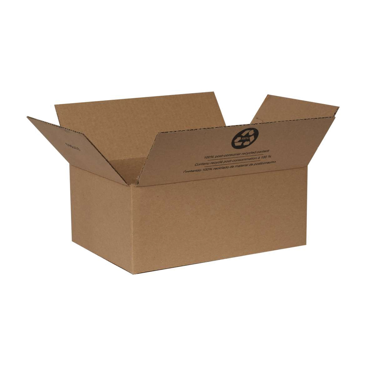 394526 Corrugated Box, 8 in L, 11-3/4 in W, 32 lb, Cardboard, Brown